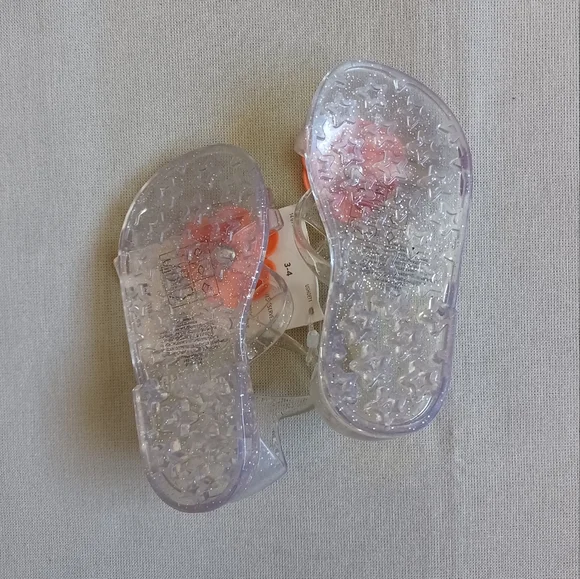 Gymboree Flower Sparkle Jelly Sandals - Picture 7 of 8